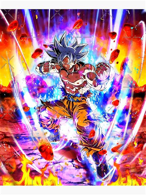 Goku Ultra Instinct DBS Mounted Print For Sale By DrWolfstark