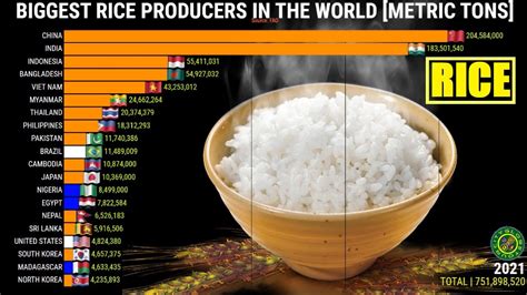 Biggest Rice Producers In The World Youtube