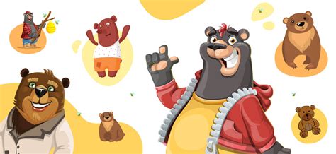 13 Great Bear Vector Graphics For Your Wild Designs - VectorCharacters