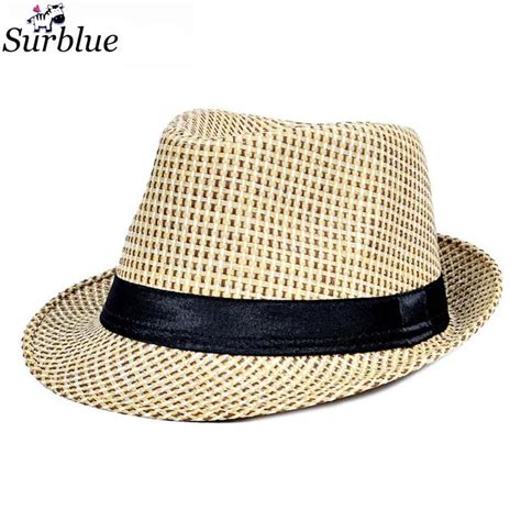 Surblue 2017 Straw Beach Hats For Men New Casual Springsummer Vacation