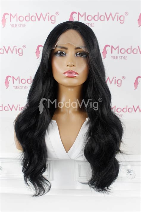 Long Black Lace Front Wig Long Black Wig Black Lace Front Wig Black Hair Wig High Quality Wig