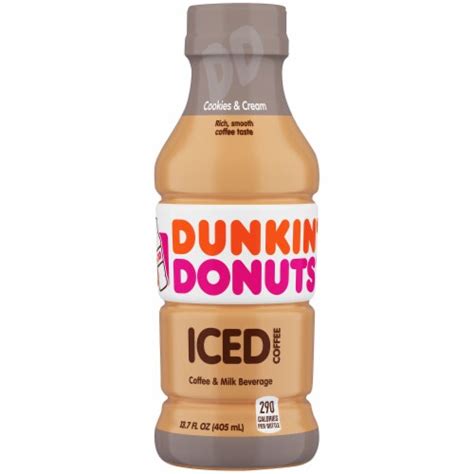 Dunkin Donuts Cookies And Cream Iced Coffee 137 Oz Kroger