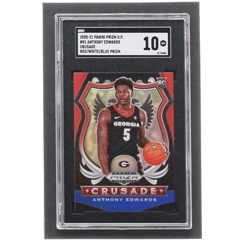 Anthony Edwards 2020 21 Panini Prizm Draft Picks Prizms Red White And