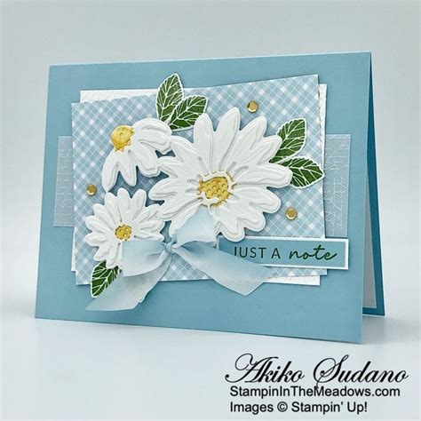 Stampin Up Cheerful Daisies For The Happy Inkin Thursday Blog Hop