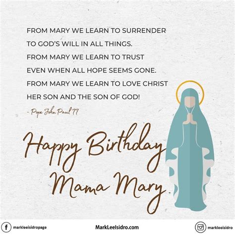 Happy Birthday Mama Mary Happy Birthday Mama Mary Happy Birthday