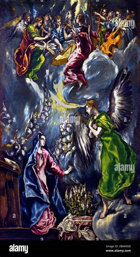 La Anunciaci N El Greco Domenikos Theotok Poulos