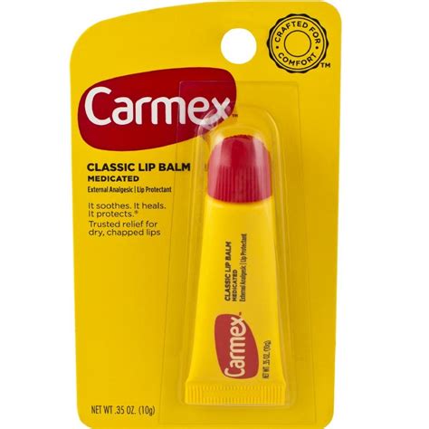 Carmex Classisc Lip Balm Medicated 035 Oz Pack Of 12