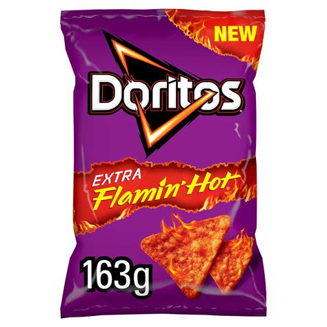 Doritos Extra Flamin Hot Sharing Bag Crisps G Sharing Crisps Iceland Foods