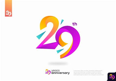 premium vector number  logo icon design  birthday logo number