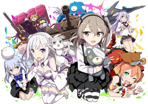 Kafuu Chino Shimada Arisu Emilia Boko Tippy And 7 More Girls Und