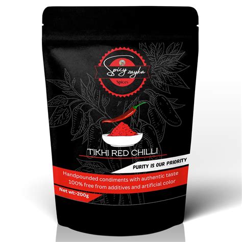 Spicy Zayka Hot Red Chilli Powder Extra Tikha Tikhi Laal Mirchi Spice