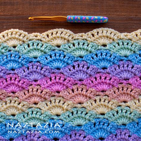 Crochet Large Shell Stitch Naztazia