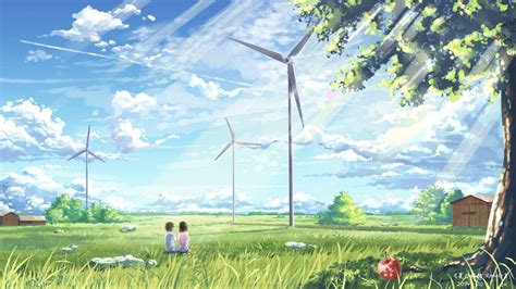 Anime Grass Scenery Wallpapers - Wallpaper Cave