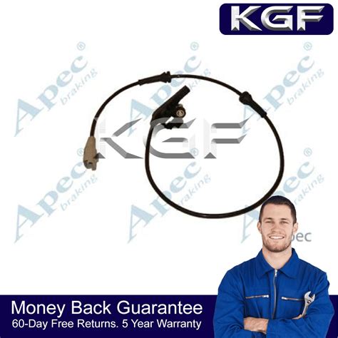 Kgf Rear Abs Wheel Speed Sensor Fits Peugeot Hdi