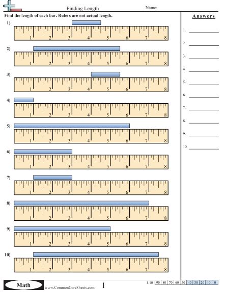 Reading A Metric Ruler Worksheet Reading A Metric Ruler Work