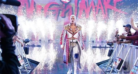 Wwe Iconic Part Of Cody Rhodes Entrance Could Be A Nod To An Old