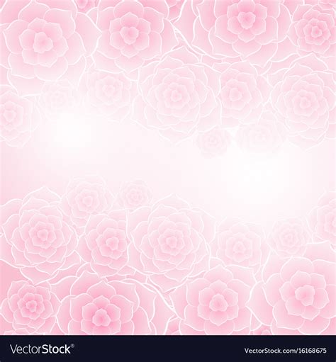 Beautiful pink rose flower background Royalty Free Vector