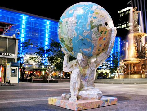 Atlas Recycled Sculpture by Tom Tsuchiya « Inhabitat – Green Design ...