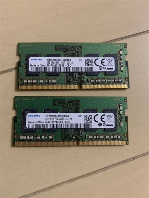 Yahoo オークション SAMSUNG 4GB 1Rx16 PC4 2400T SC0 11 2枚