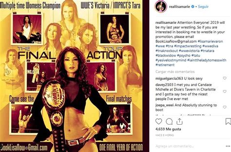 Wwe La Luchadora Victoria Lisa Marie Varon Anuncia