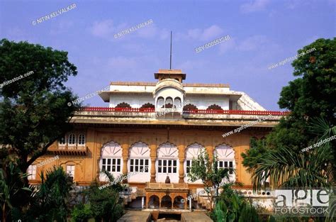 Facade of palace now Government museum , Lohagarh fort , Bharatpur ...