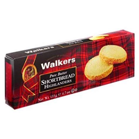 Walkers Pure Butter Highlanders Shortbread Brits R U S