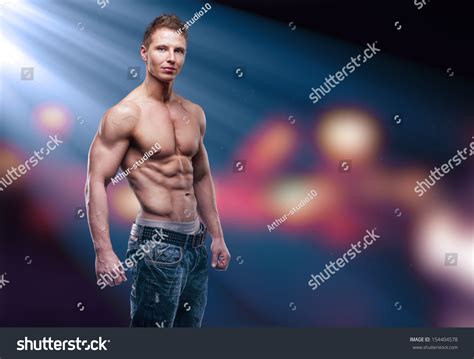 Sexy Fashion Portrait Hot Male Model Stock Photo 154404578 Shutterstock