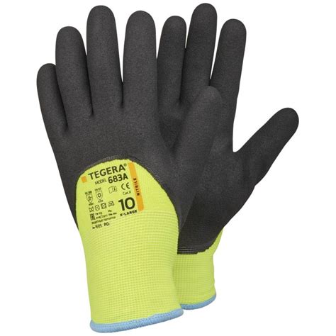 Ejendals Tegera 683a Hi Vis Thermal Gloves Uk