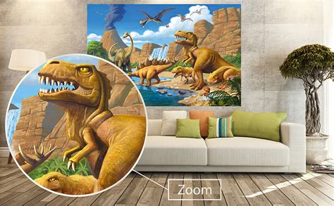 Great Art Xxl Poster Kinderzimmer Abenteuer Dinosaurier Wandbild