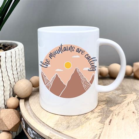 The Mountains Are Calling Mug Etsy