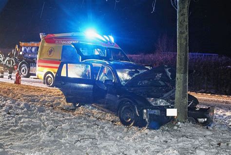 Heftiger Unfall In Hohenstein Ernstthal