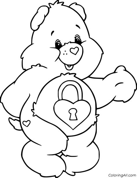 Care Bears Coloring Pages Coloringall