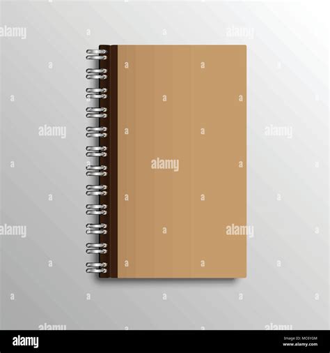 Realistic Notebook Vector Illustration Stock Vector Image Art Alamy