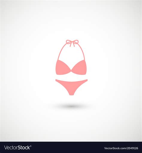 Bikini Icon Royalty Free Vector Image Vectorstock