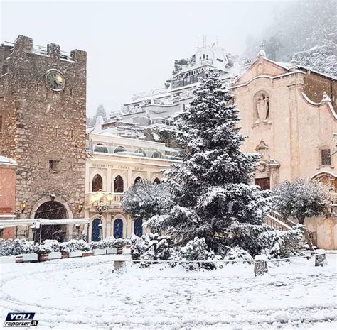 Neve in Sicilia lo spettacolo è incredibile guarda le FOTO Siciliafan