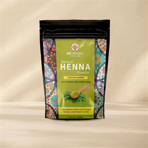 natural henna powder  hair  pure  chemicals weherbal