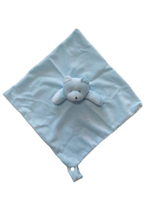 Naninha Bebê Plush Azul Urso