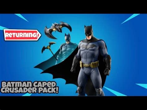 Fortnite Batman Caped Crusader Pack Is Returning Very Soon 2 Batman