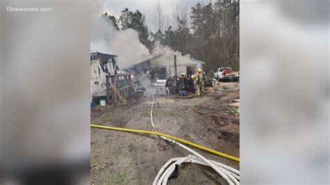 Residential vehicle destroyed in Suffolk fire | 13newsnow.com