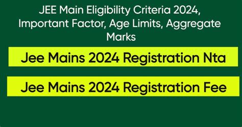 Jee Mains 2024 Registration Nta 2024