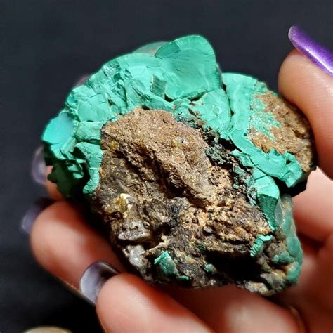 Bisbee Arizona Malachite Specimen Botryoidal Malachite Display