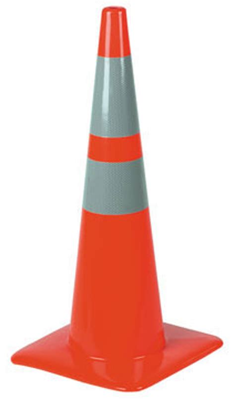 Traffic Cone W Reflective Collars