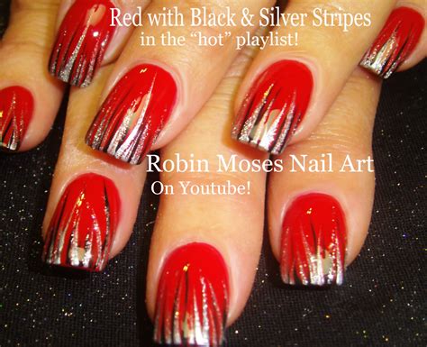 Robin Moses Nail Art Striped Spring Nail Art 2016 Thats Easy Enough