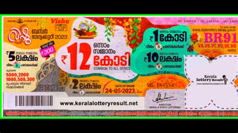 Vishu Bumper Lottery Kerala Vishu Bumper Lottery Br 91 Results Check