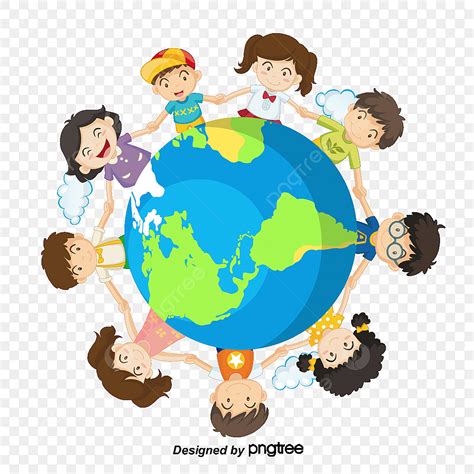 Children Holding Hand Clipart Multicultural boys and girls holding ...