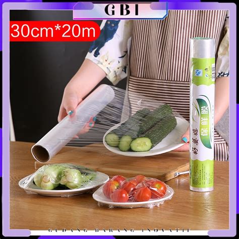 Jual Gbi Plastik Wrap Pembungkus Makanan Cm X Mtr Food Wrapping