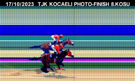 Kocaeli 8 Koşu Foto Finish Resmi 17 Ekim 2023 Salı