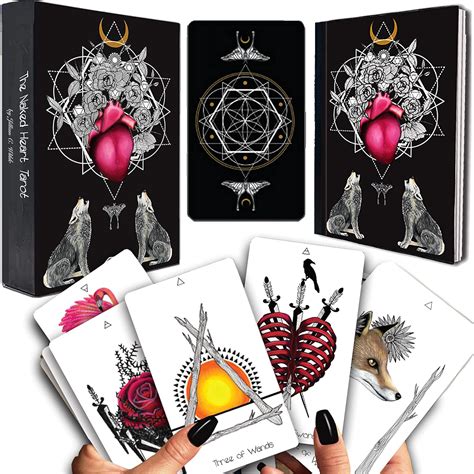 Amazon Naked Heart Tarot Deck De Jillian C Wilde Tarot Tarot