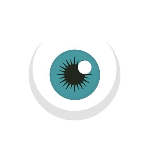 Premium Vector Eye Ball Icon Flat Illustration Of Eye Ball Vector