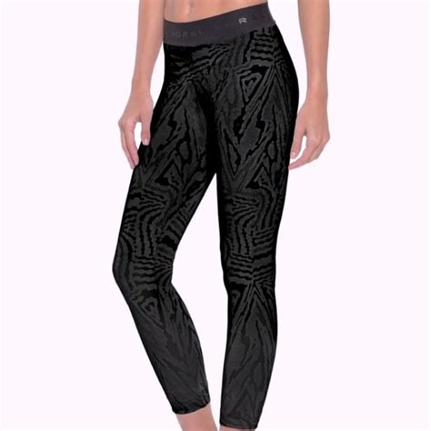 Koral Pants Jumpsuits Koral Knockout Jacquard Legging In Black